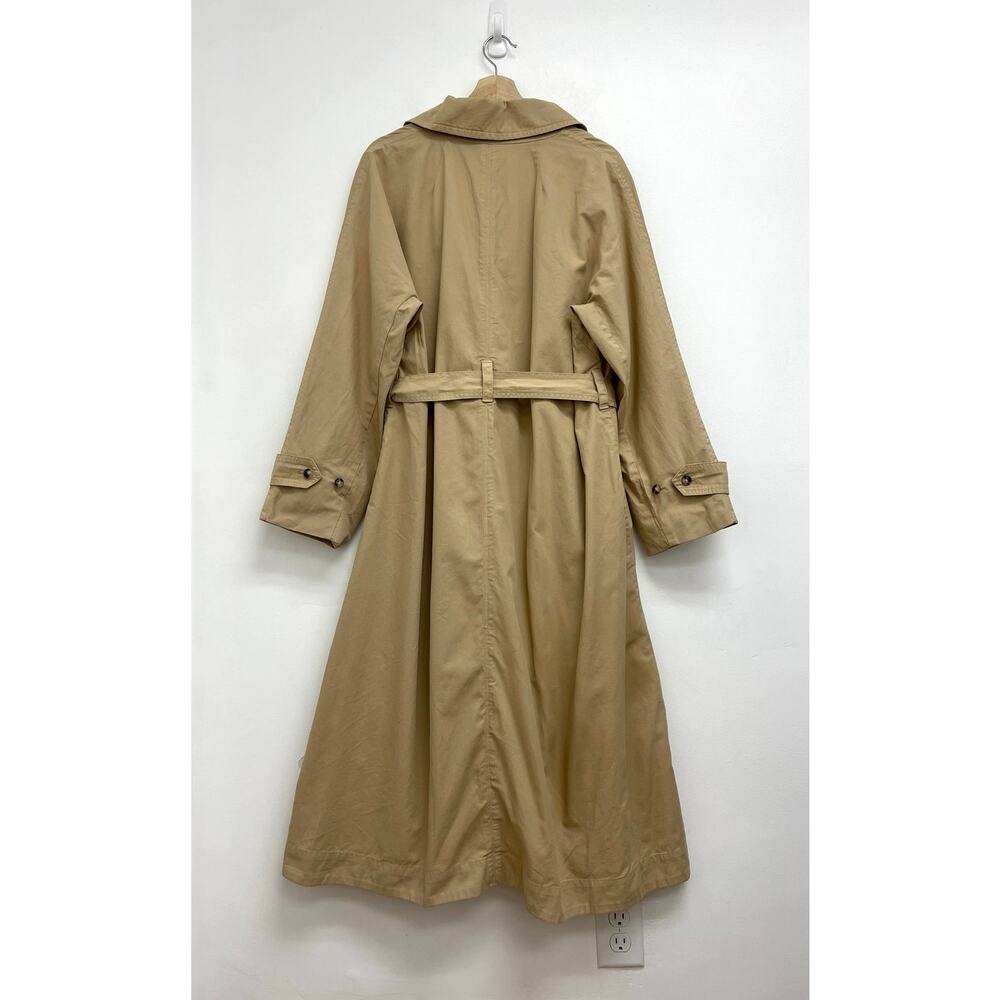 J. CREW Relaxed Heritage Double-Breasted Trench Coat Classic Chino - Small - Picture 4 of 15